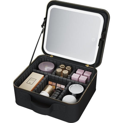 Wellcare Cosmetic bag with Mirror and LED Lights