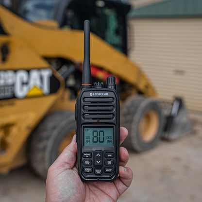 ECOXTALK EXG500 5-Watt Long Range IP67 Handheld UHF Radio (17km)